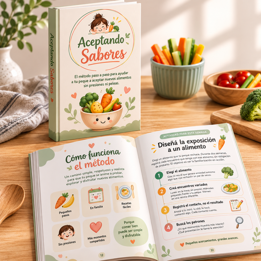 Aceptando Sabores – Método paso a paso para una alimentación sin presiones